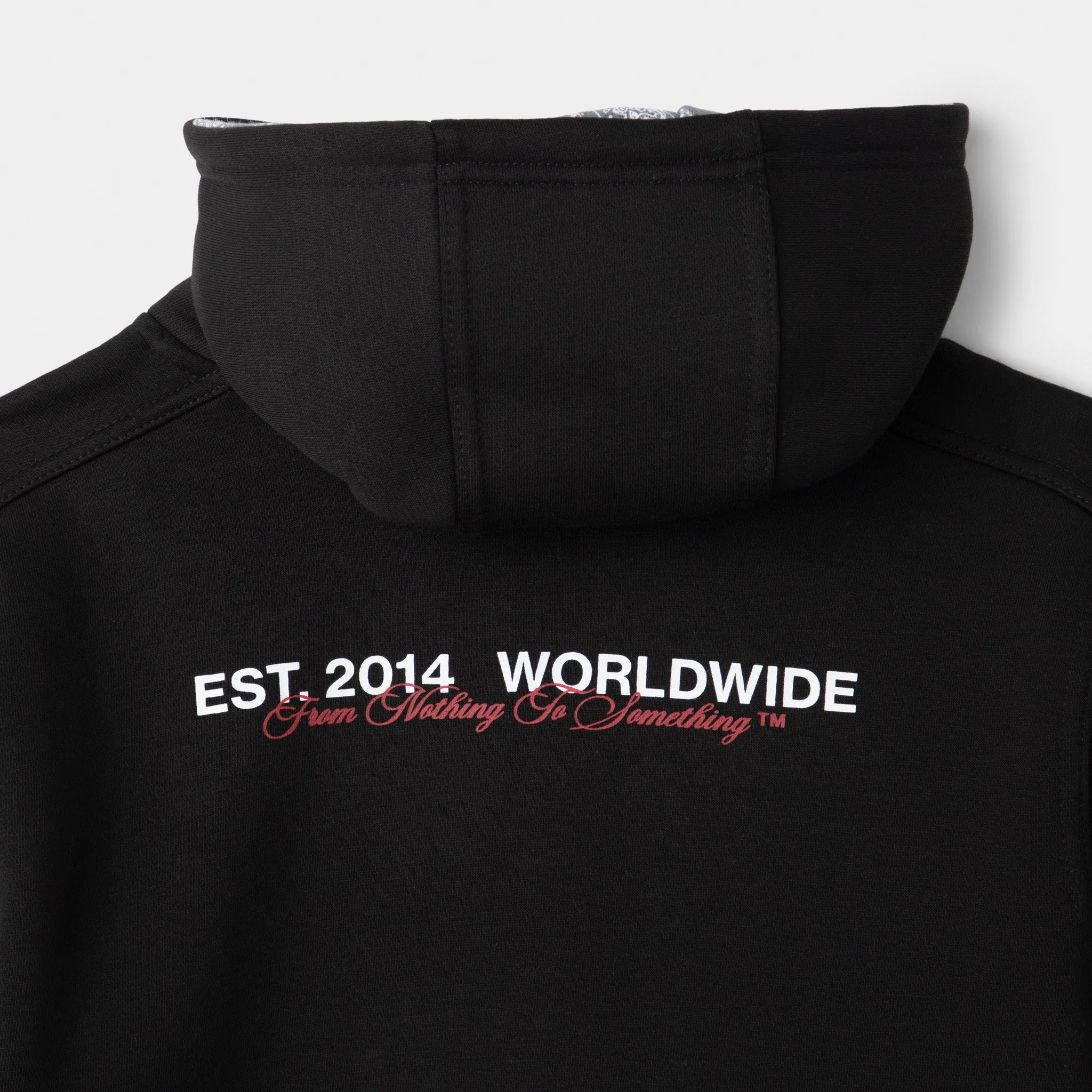 Hoodrich Junior Boys Eterno Pullover Hoodie Black / White - Lychee