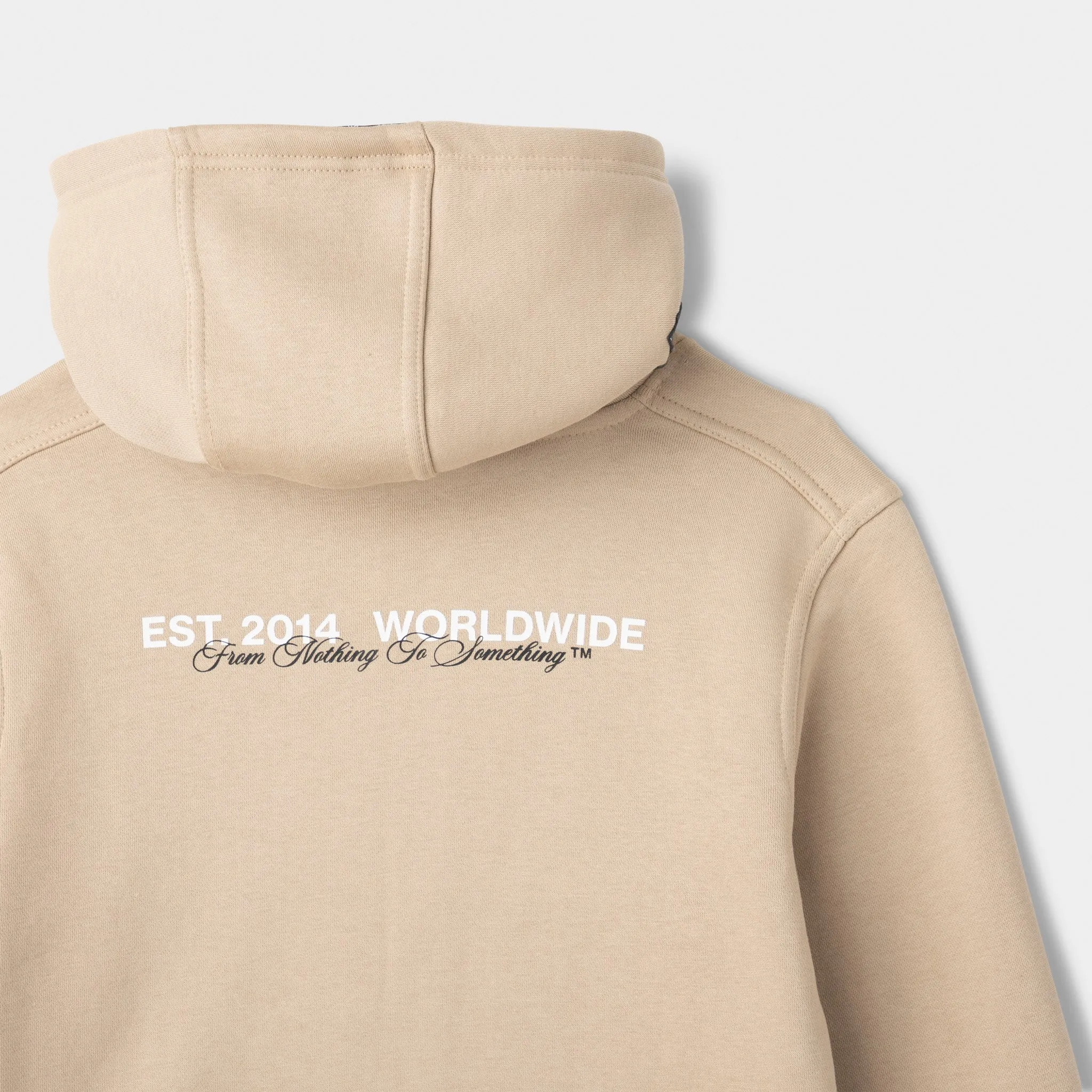 Hoodrich Junior Boys Eterno Pullover Hoodie Oxford Tan / White - Black