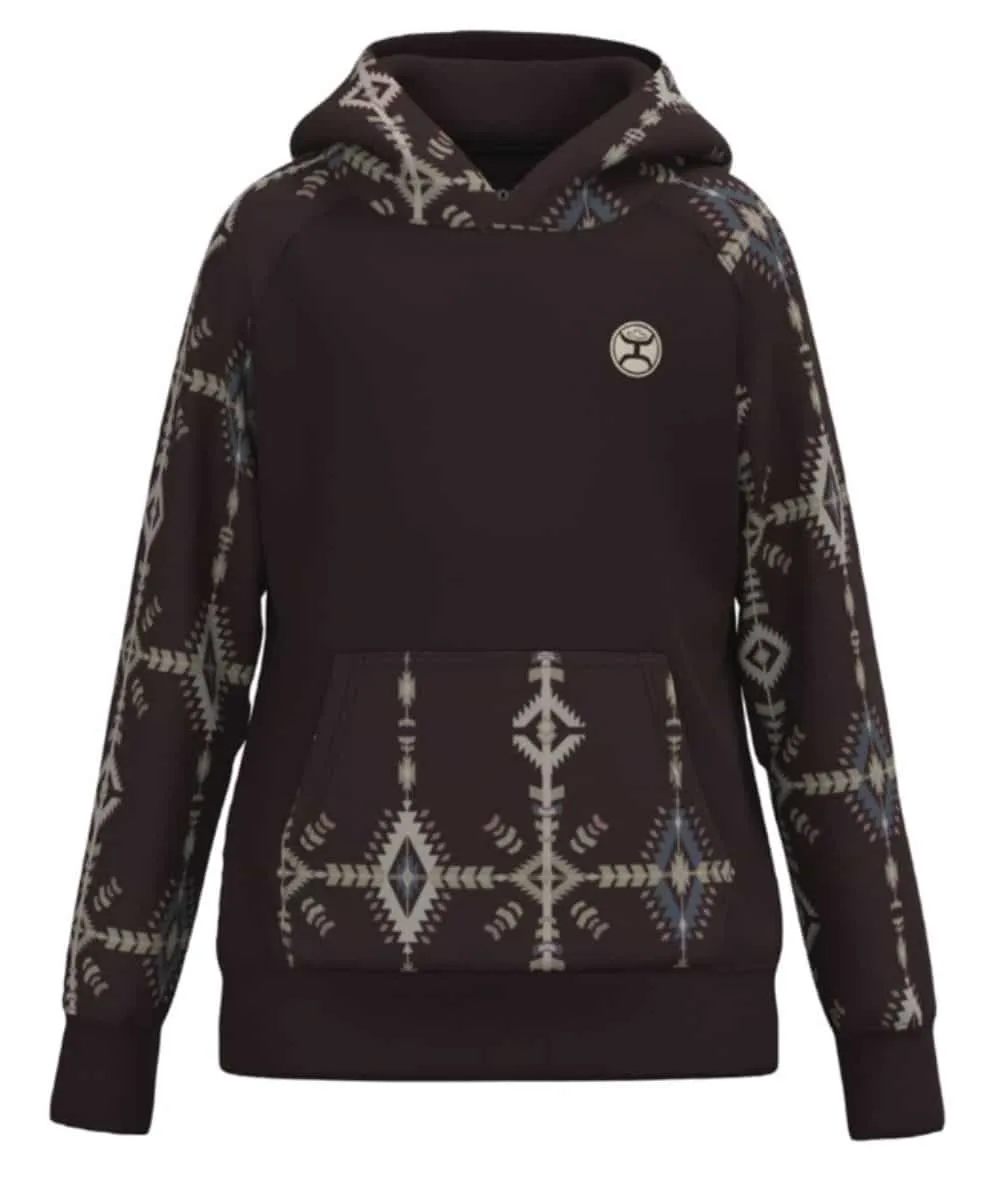 Hooey Girls' Aztec Hoodie