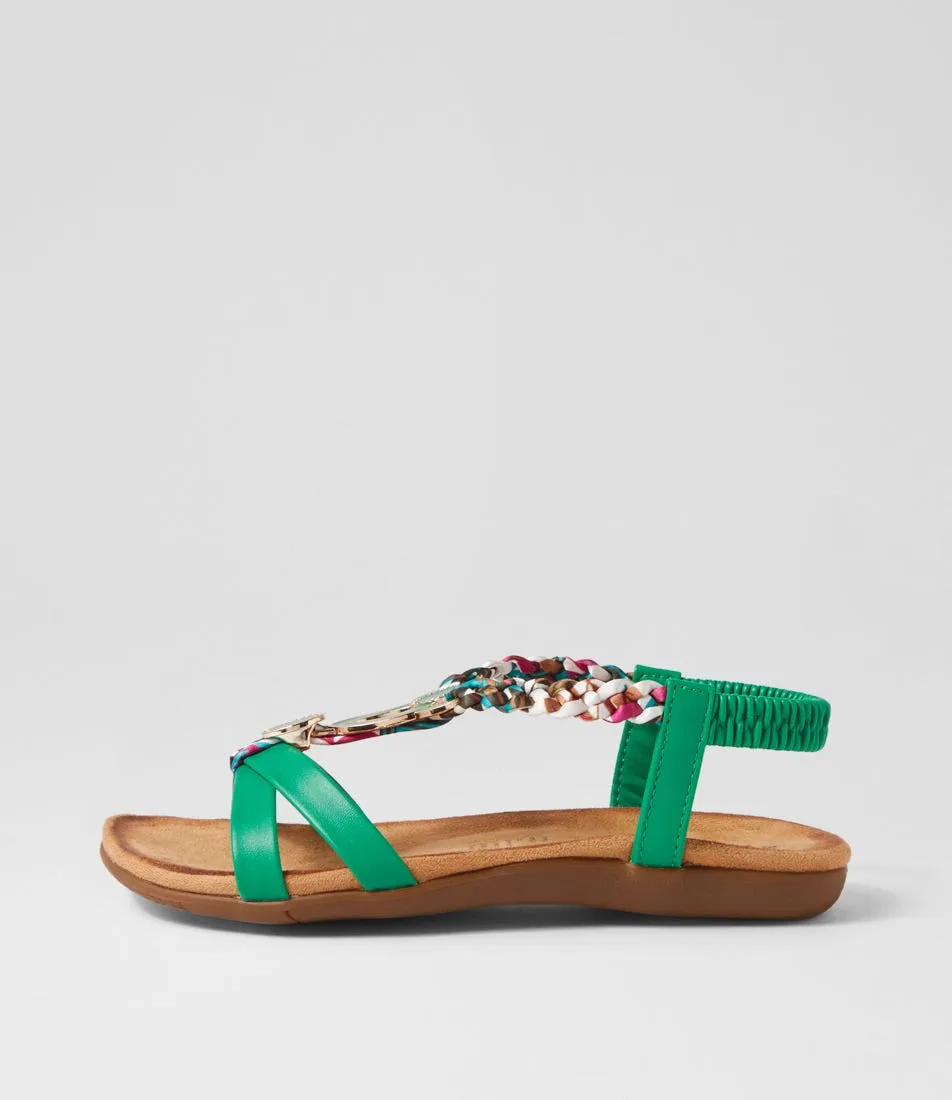 I LOVE BILLY Fantasie Emerald Multi Sandals