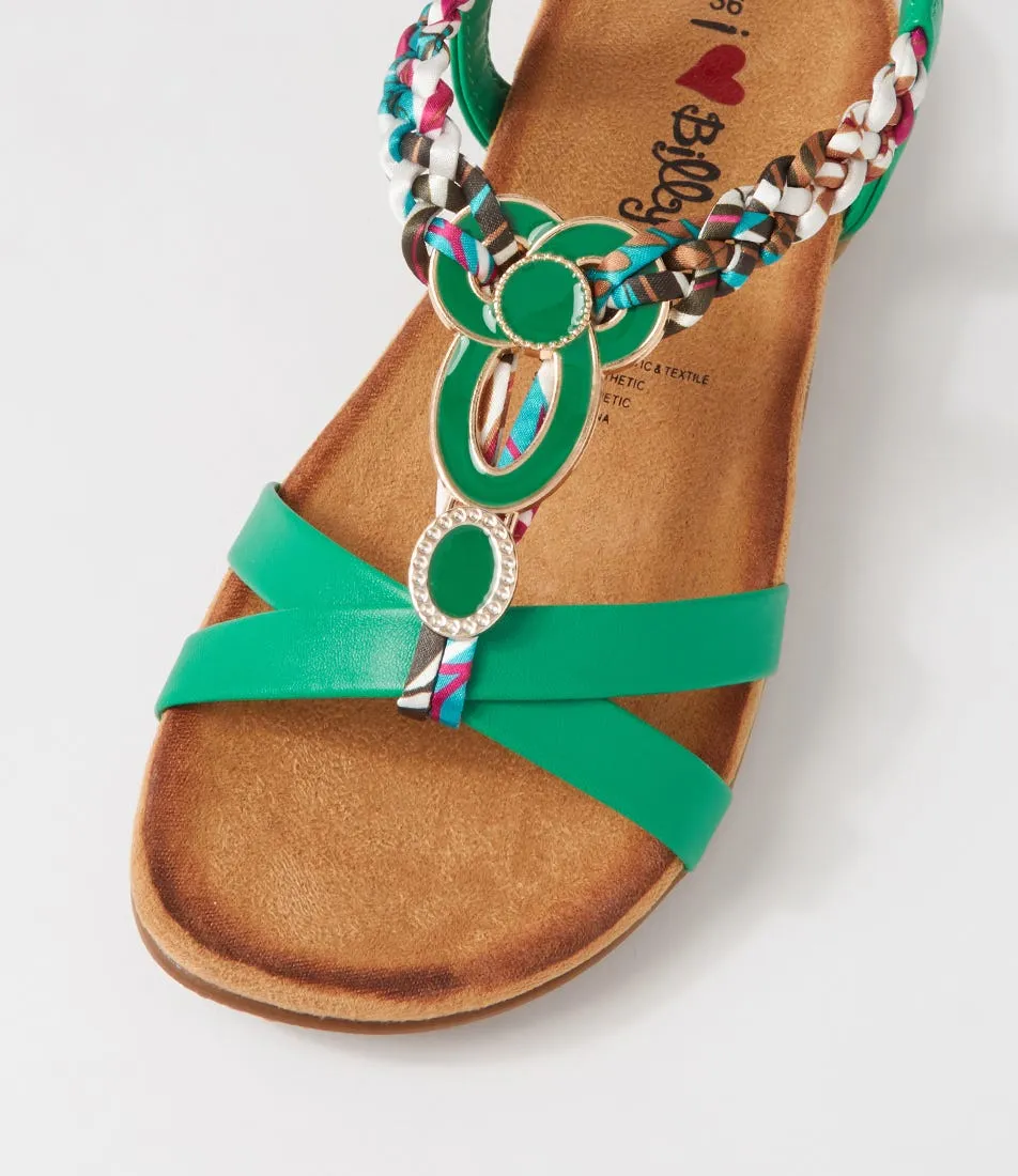 I LOVE BILLY Fantasie Emerald Multi Sandals