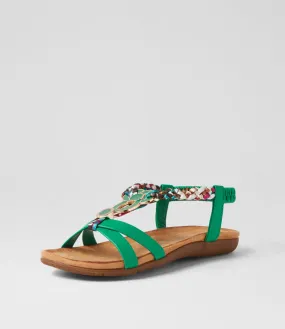 I LOVE BILLY Fantasie Emerald Multi Sandals