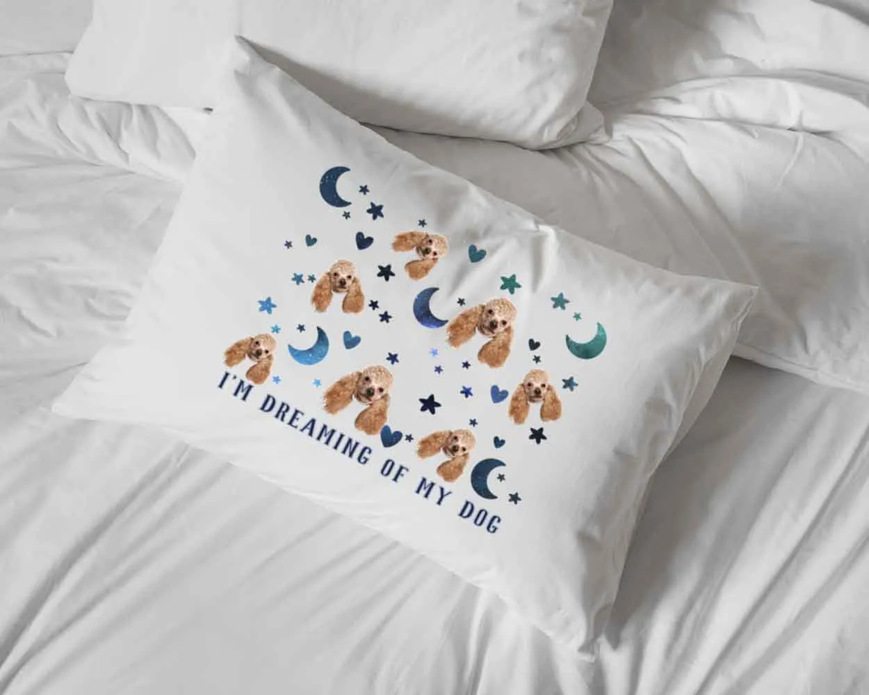 I'm Dreaming of My Dog Pillowcase with Your Dog's Photo