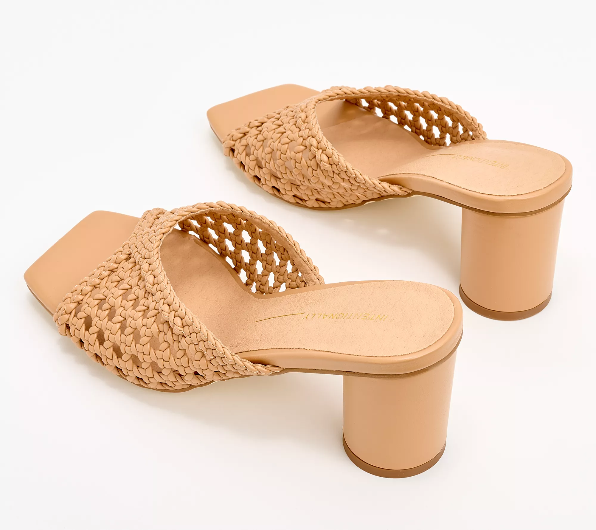 INTENTIONALLY BLANK Woven Mules - Cassandra