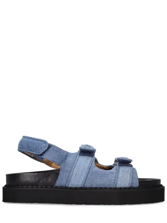 Isabel Marant   25mm Madee-Gb denim sandals 