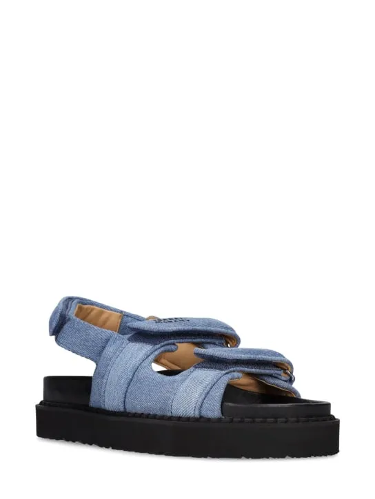 Isabel Marant   25mm Madee-Gb denim sandals 