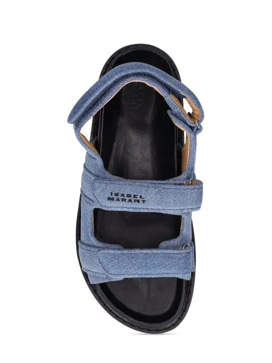 Isabel Marant   25mm Madee-Gb denim sandals 