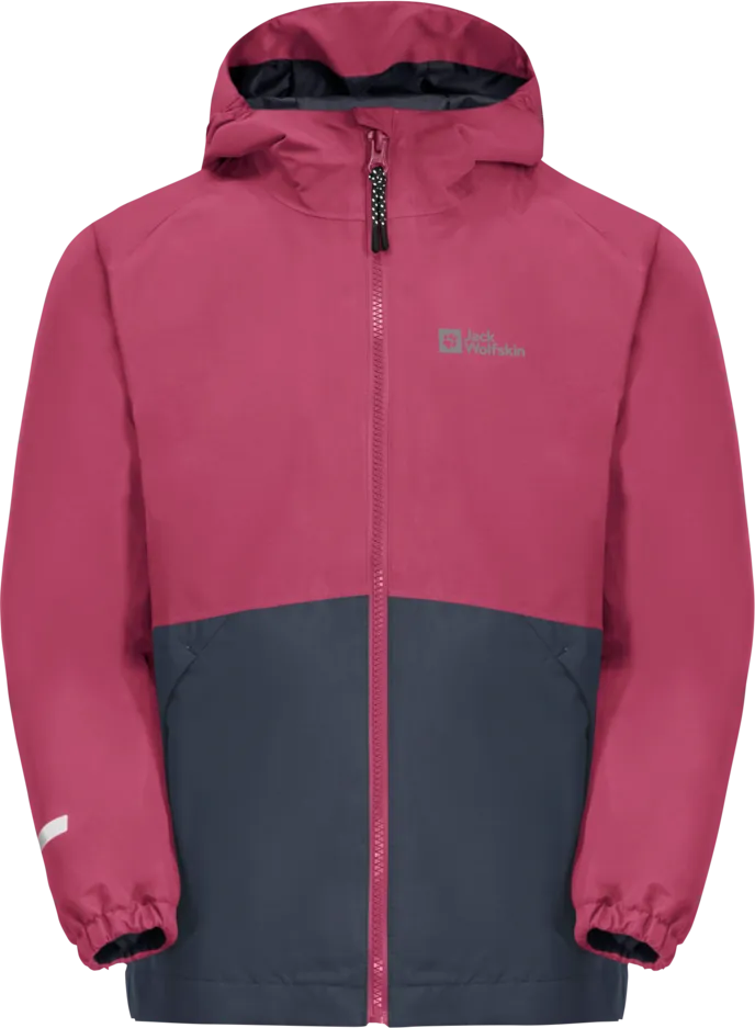 Jack Wolfskin Kids' Iceland 3-in-1 Jacket Dark Fuchsia | Buy Jack Wolfskin Kids' Iceland 3-in-1 Jacket Dark Fuchsia he