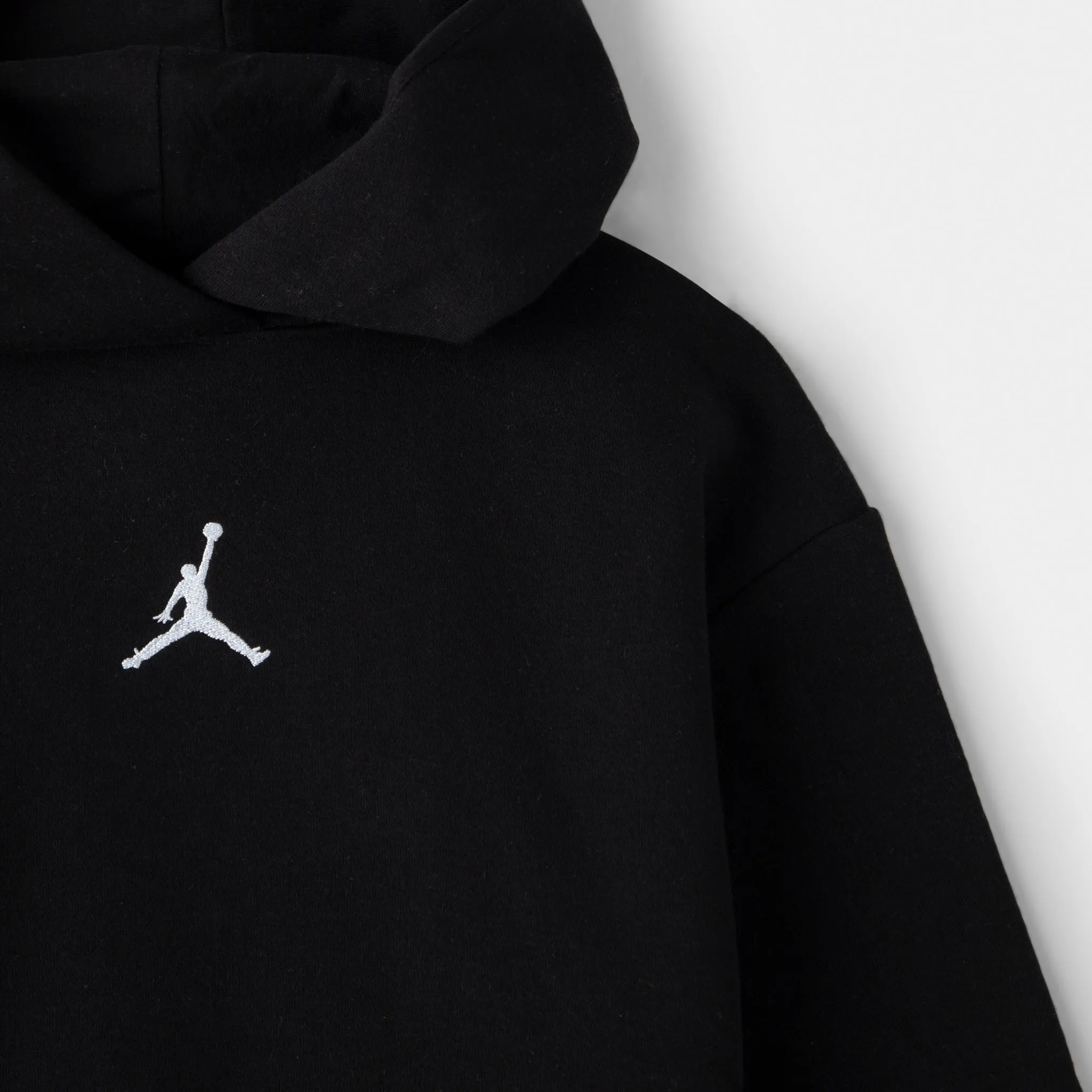 Jordan Child Girls' Icon Play Pullover Hoodie / Black