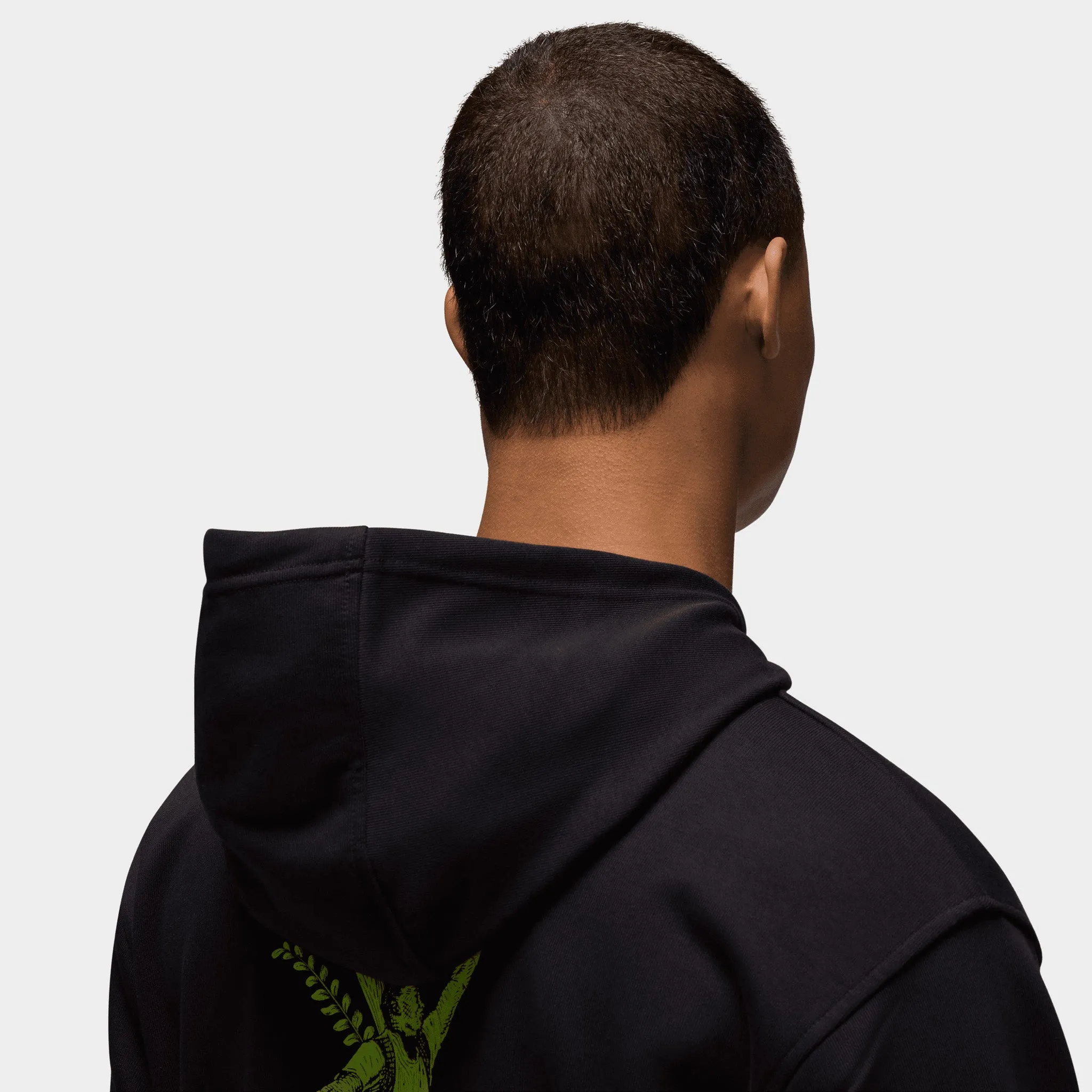 Jordan Dri-FIT Sport Crossover Graphic Pullover Hoodie / Black