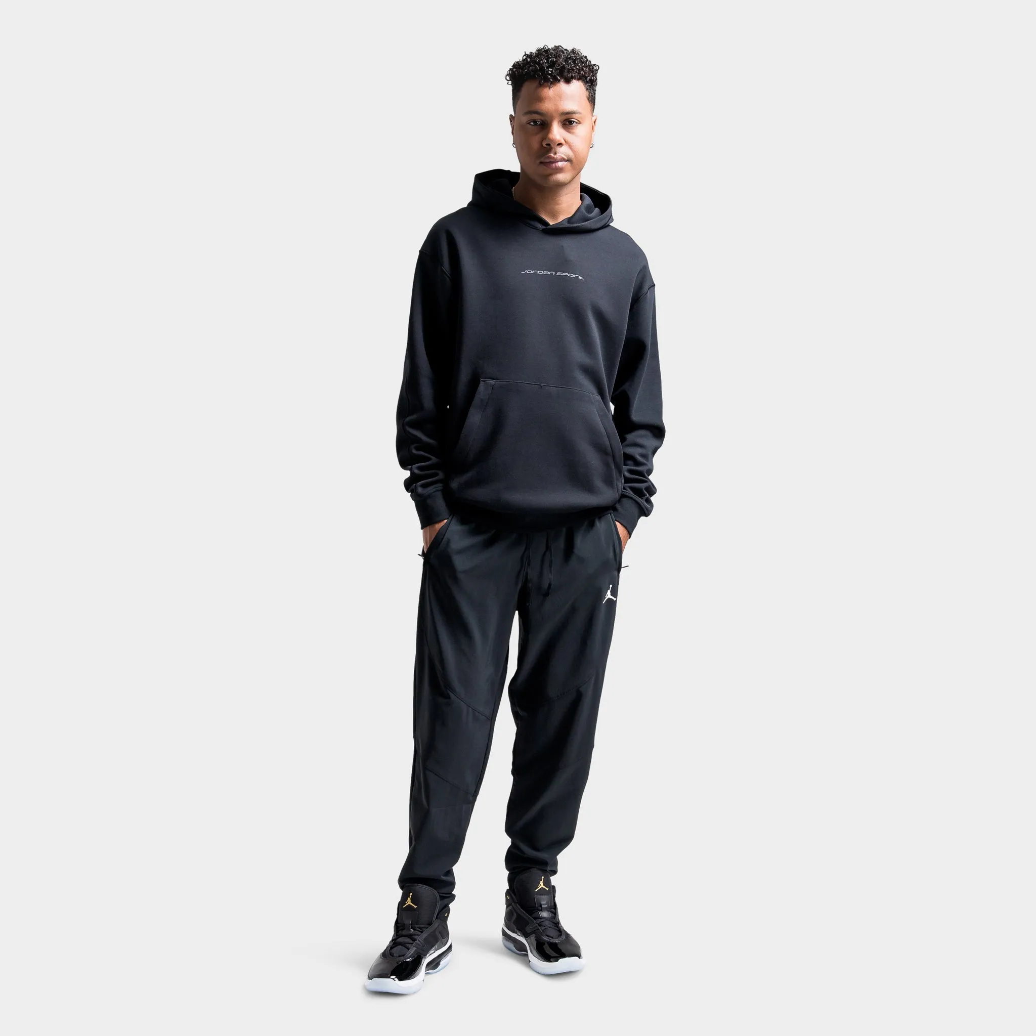 Jordan Dri-FIT Sport Hoop Pullover Hoodie Black / Dark Shadow