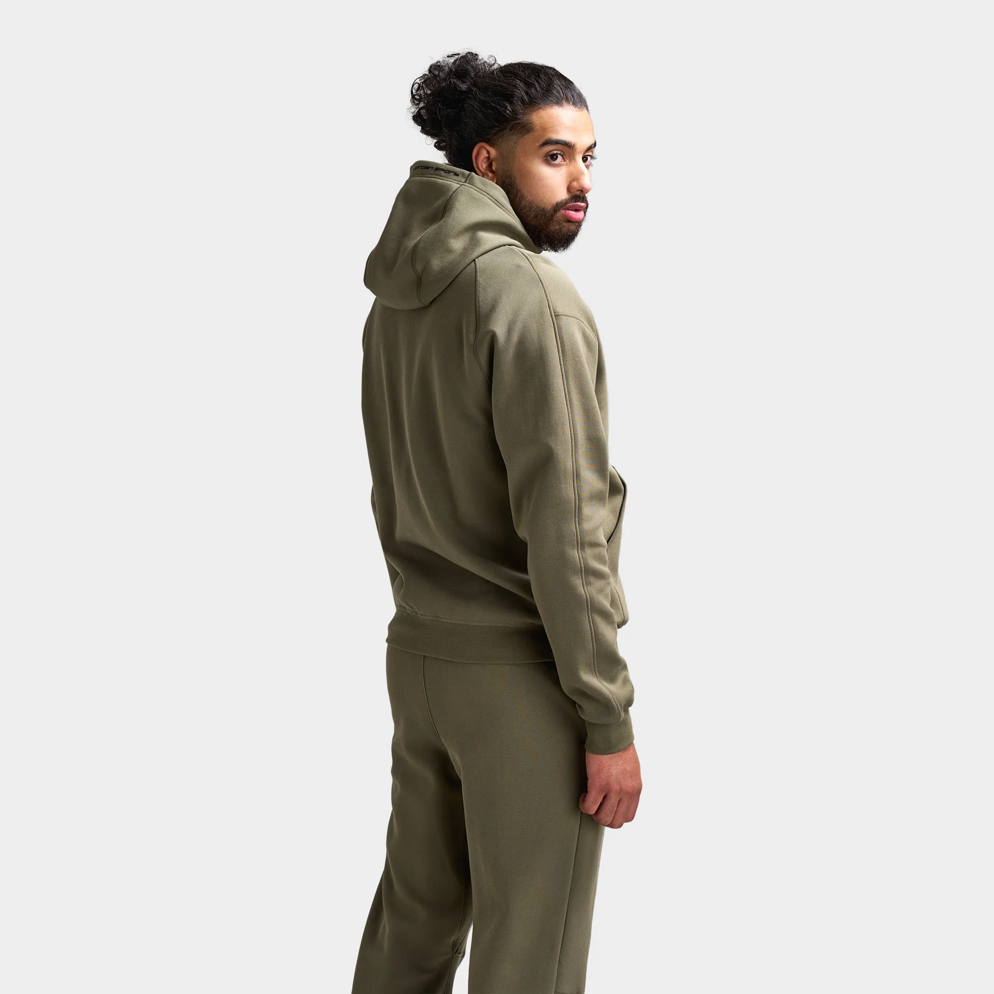 Jordan Sport Hoop Fleece Dri-FIT Full Zip Hoodie Medium Olive / Cargo Khaki