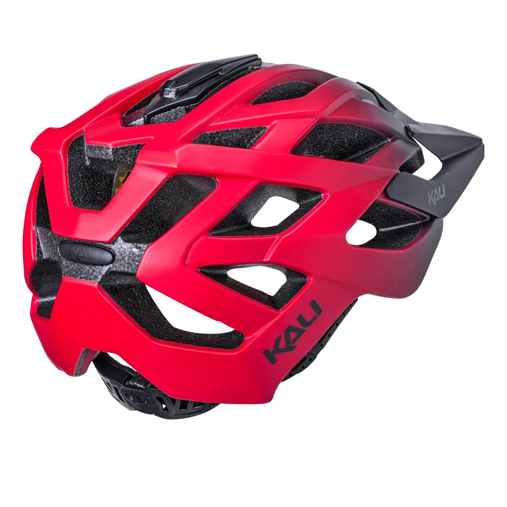 Kali Lunati 2.0 MTB Helmet - Fade Matt Black-Red