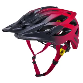 Kali Lunati 2.0 MTB Helmet - Fade Matt Black-Red