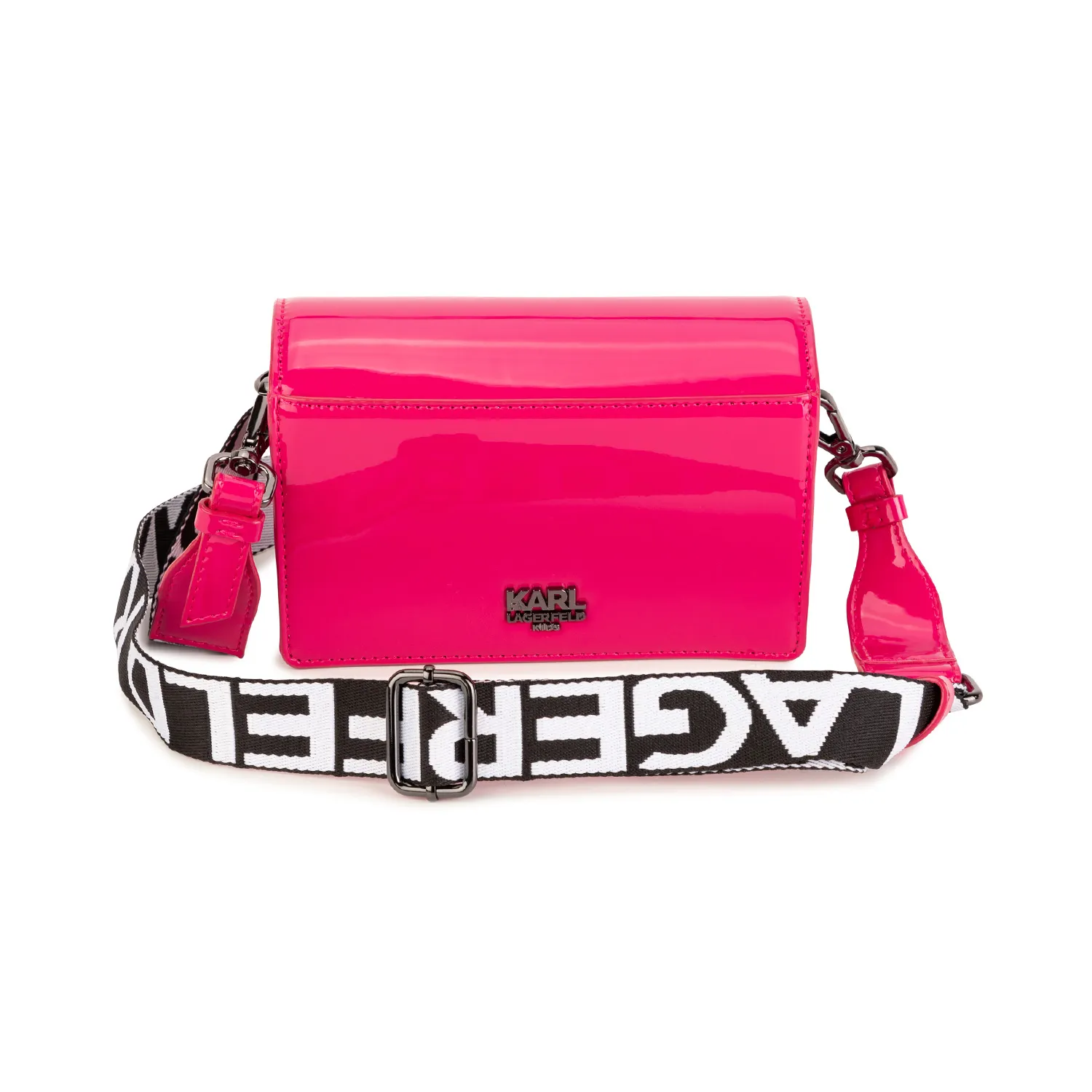 Karl Lagerfeld Ikonik Fuchsia Shoulder Bag