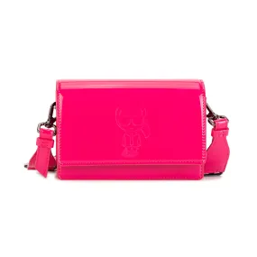 Karl Lagerfeld Ikonik Fuchsia Shoulder Bag