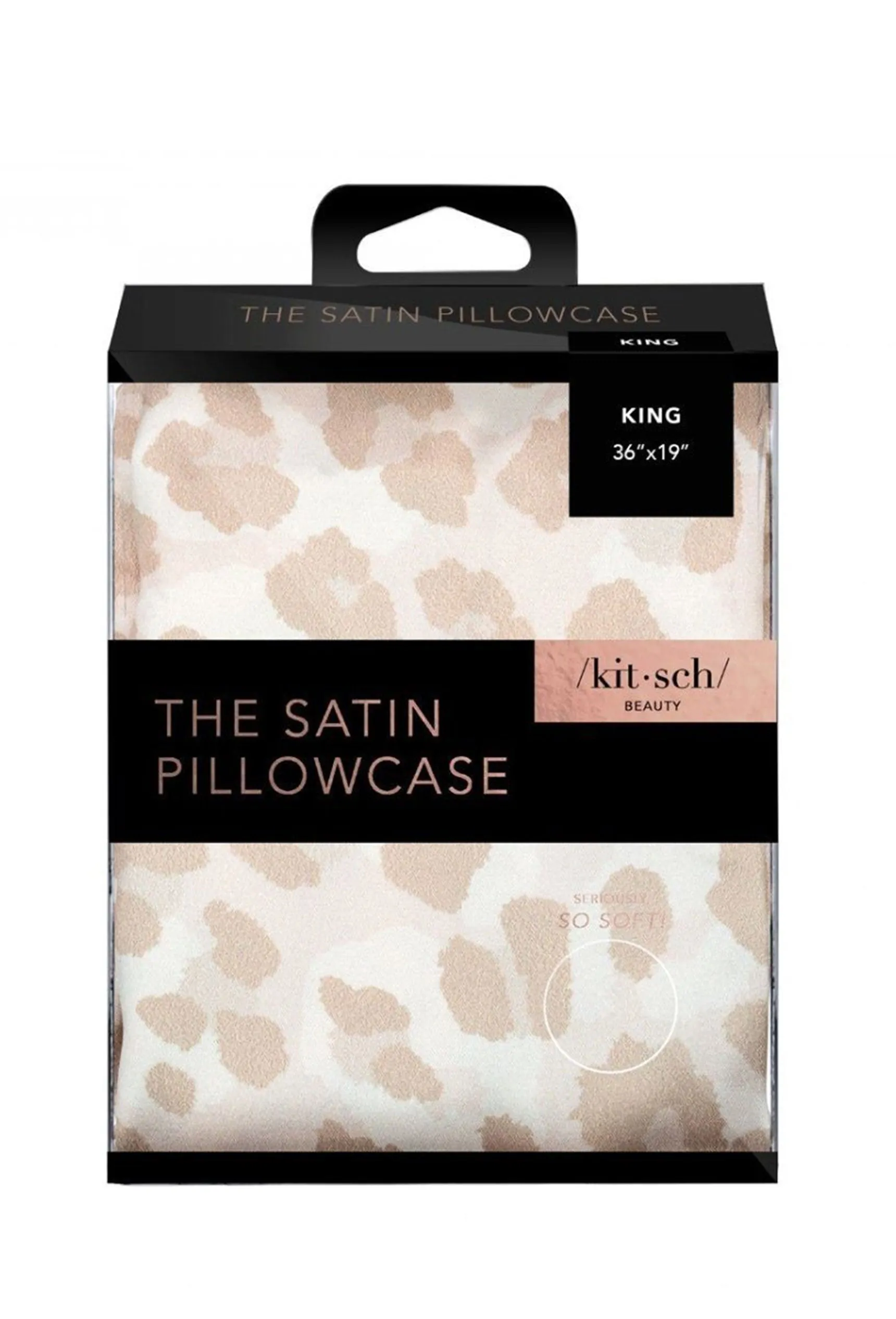 Kitsch Satin Pillowcase in Leopard - King Size