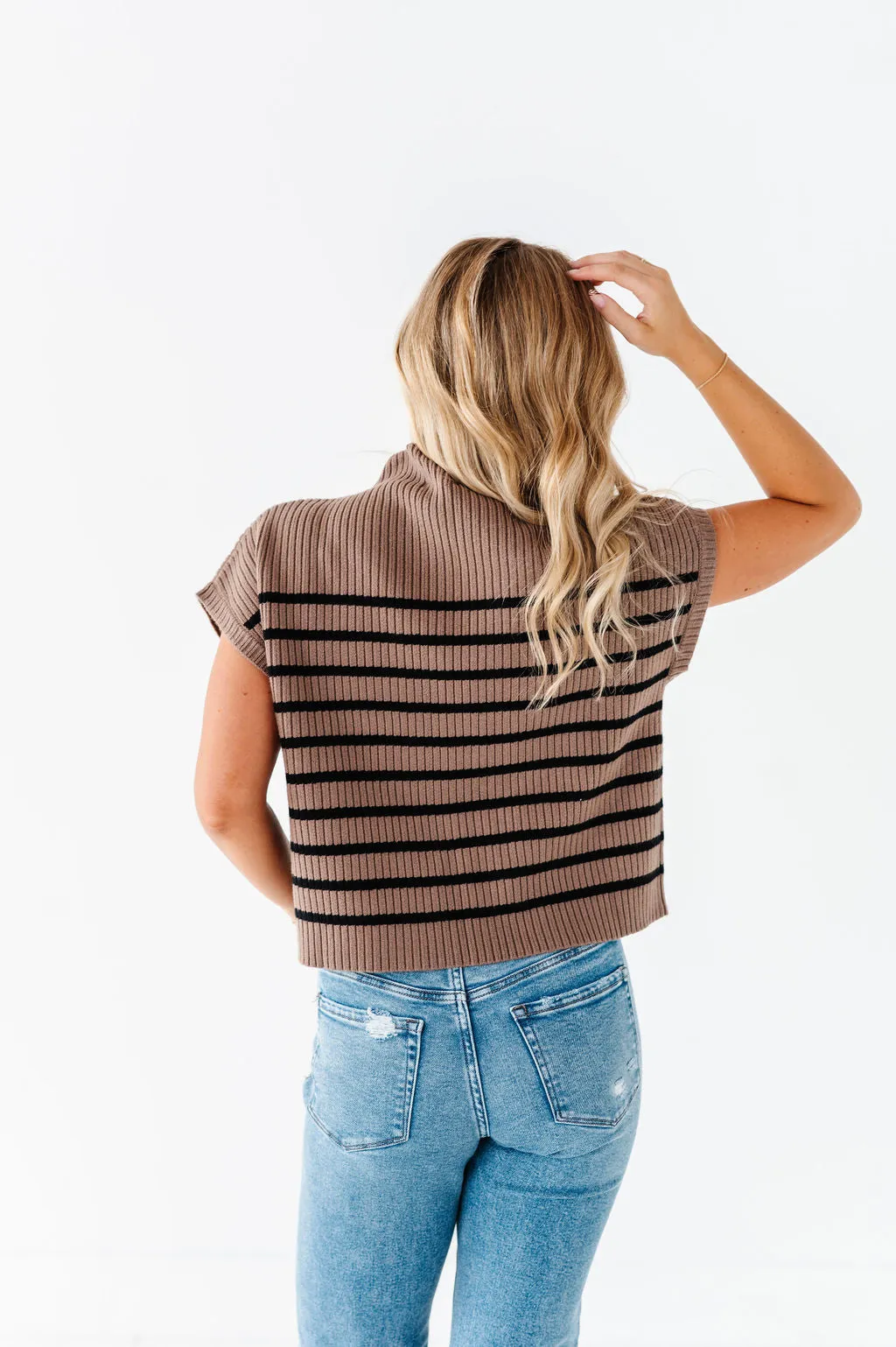 Kya Sweater Top in Mocha