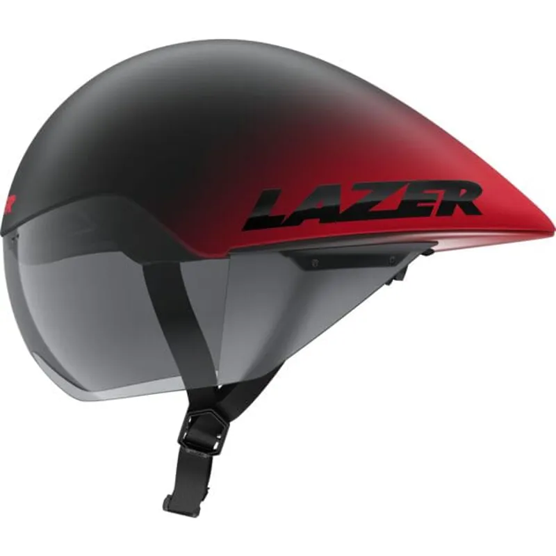 Lazer Volante Aero Helmet with KinetiCore in Black and Red