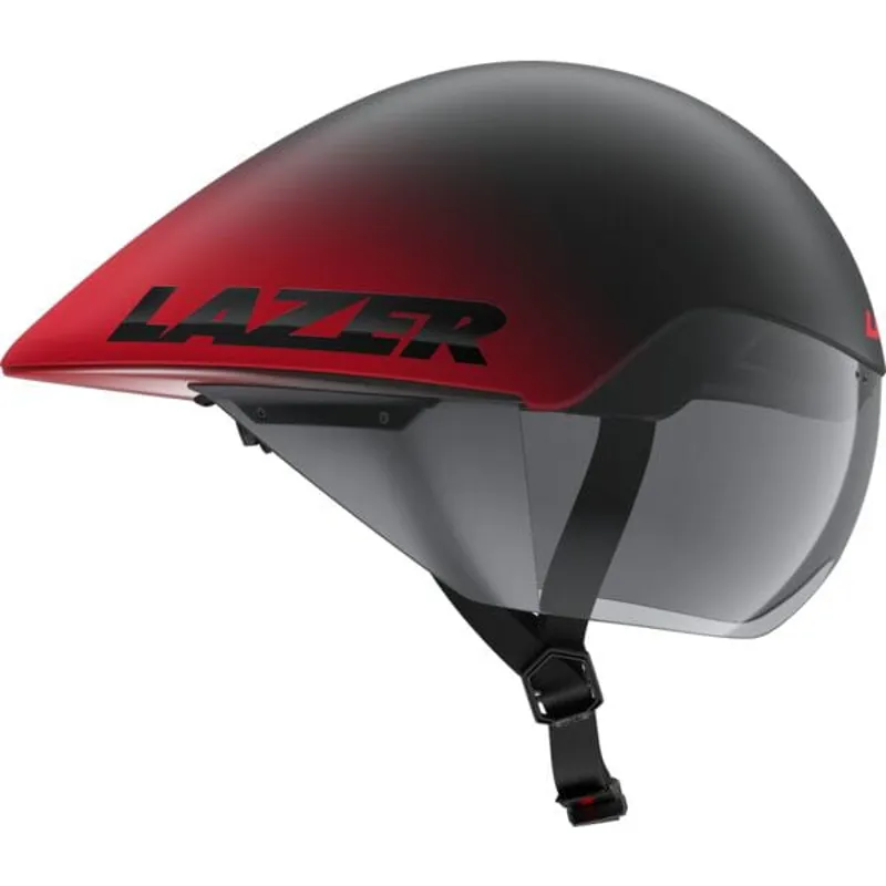 Lazer Volante Aero Helmet with KinetiCore in Black and Red