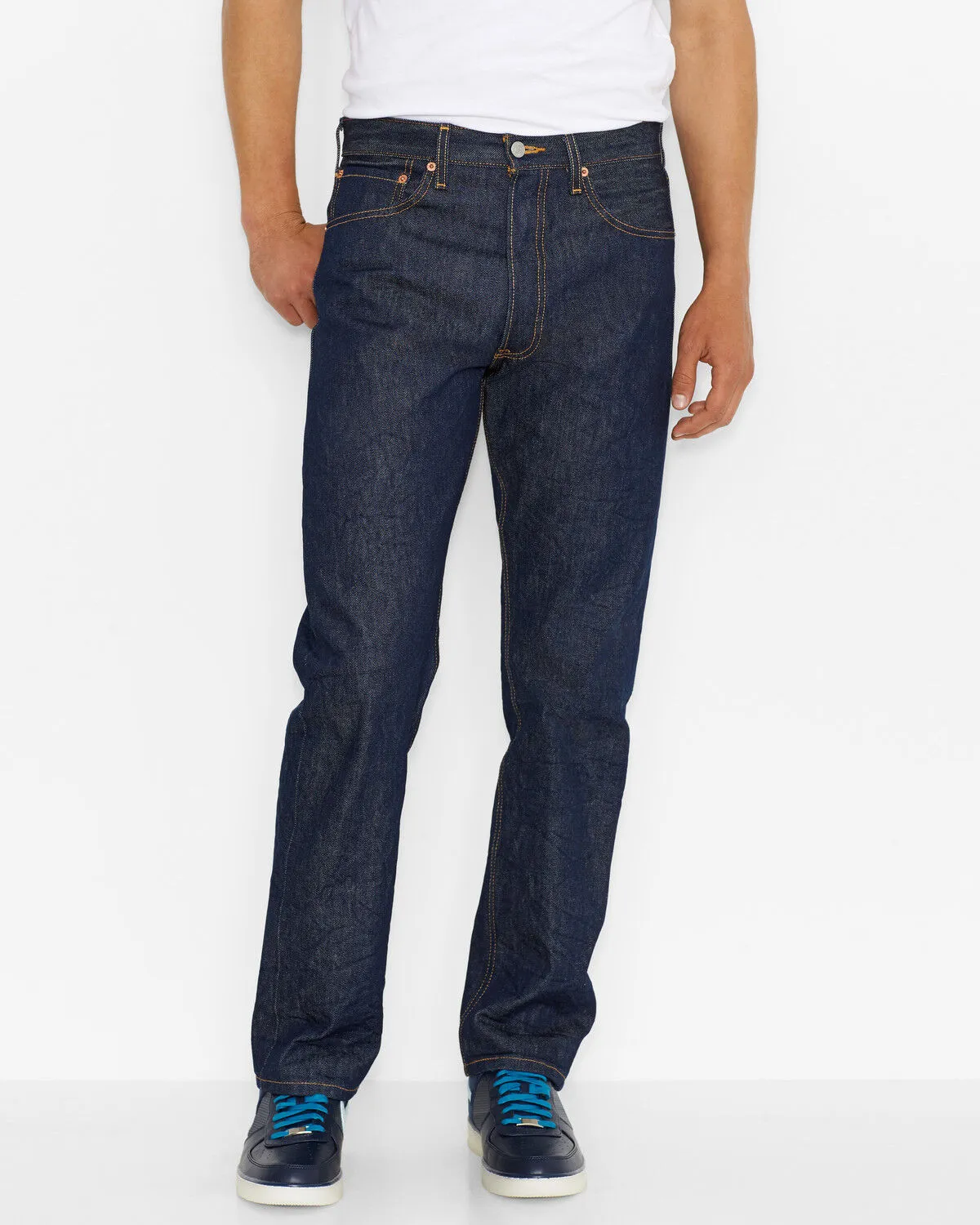 Levi's Men's 501 Original Shrink-to-Fit Regular Straight Leg Jeans