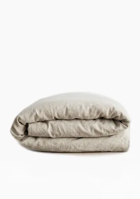 Linen Duvet Cover King | Natural