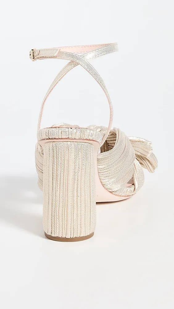 Loeffler Randall   Camellia Knot Mules with Ankle Strap 