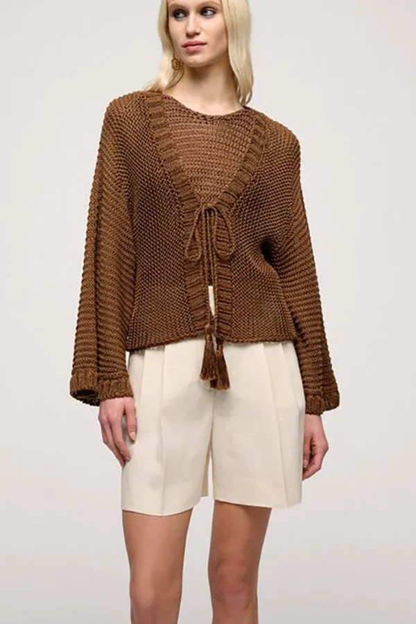 Luisa Spagnoli COLLANTE CROPPED CARDIGAN