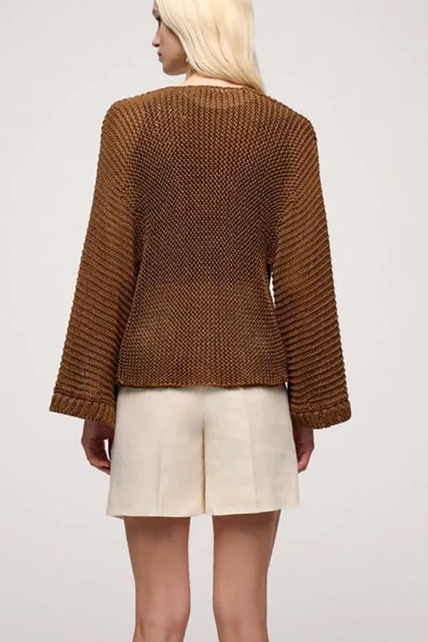 Luisa Spagnoli COLLANTE CROPPED CARDIGAN