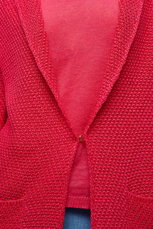 Luisa Spagnoli CUSCINETTO RED UNSTRUCTURED CARDIGAN