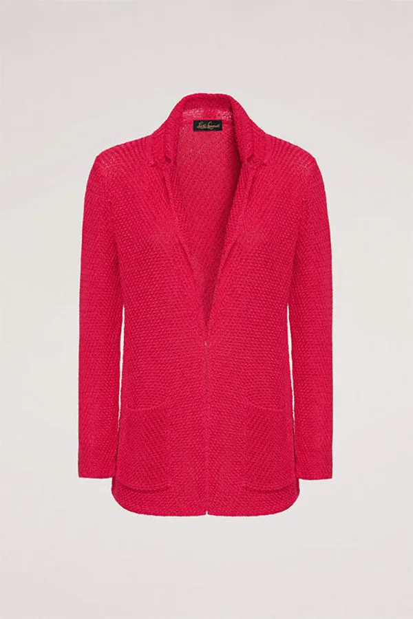 Luisa Spagnoli CUSCINETTO RED UNSTRUCTURED CARDIGAN