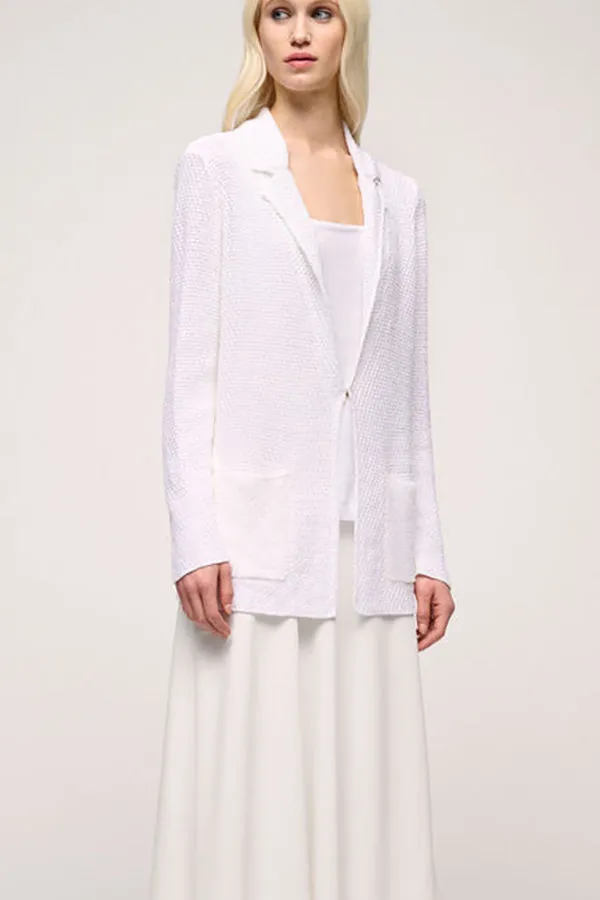 Luisa Spagnoli CUSCINETTO WHITE UNSTRUCTURED CARDIGAN