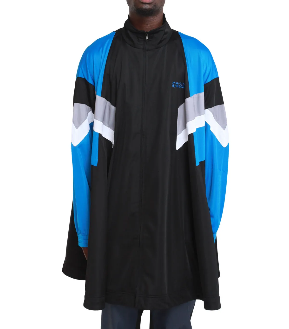 Martine Rose Compressed Track Jacket Black Blue