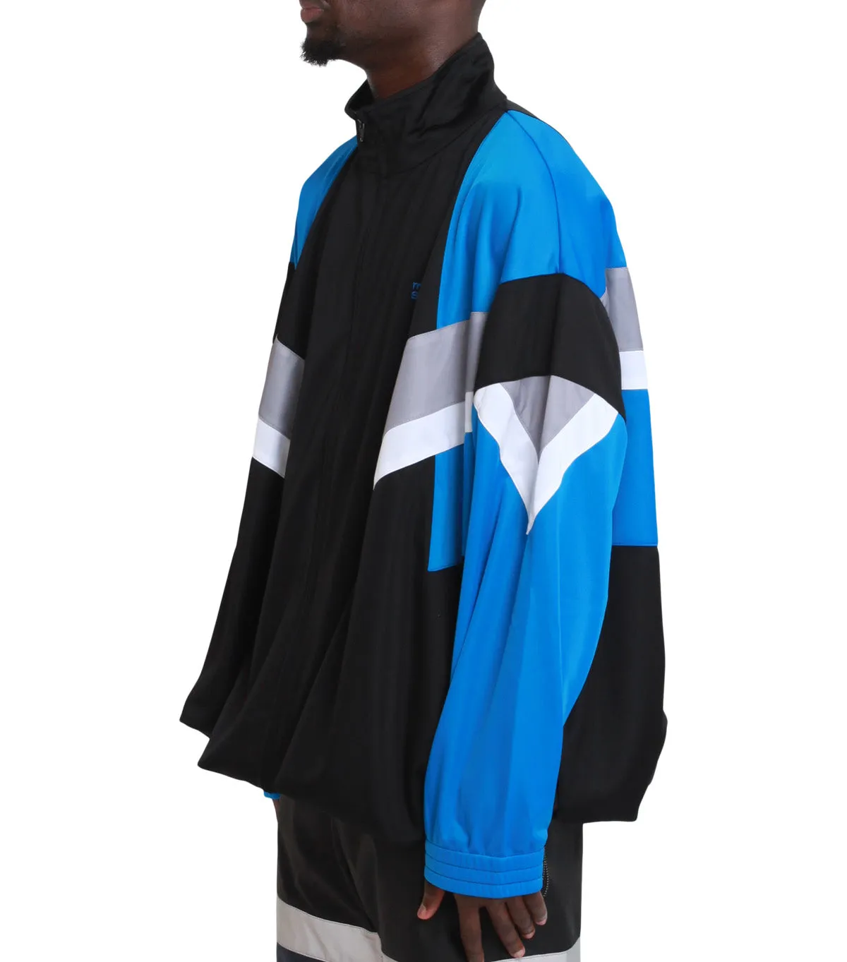 Martine Rose Compressed Track Jacket Black Blue