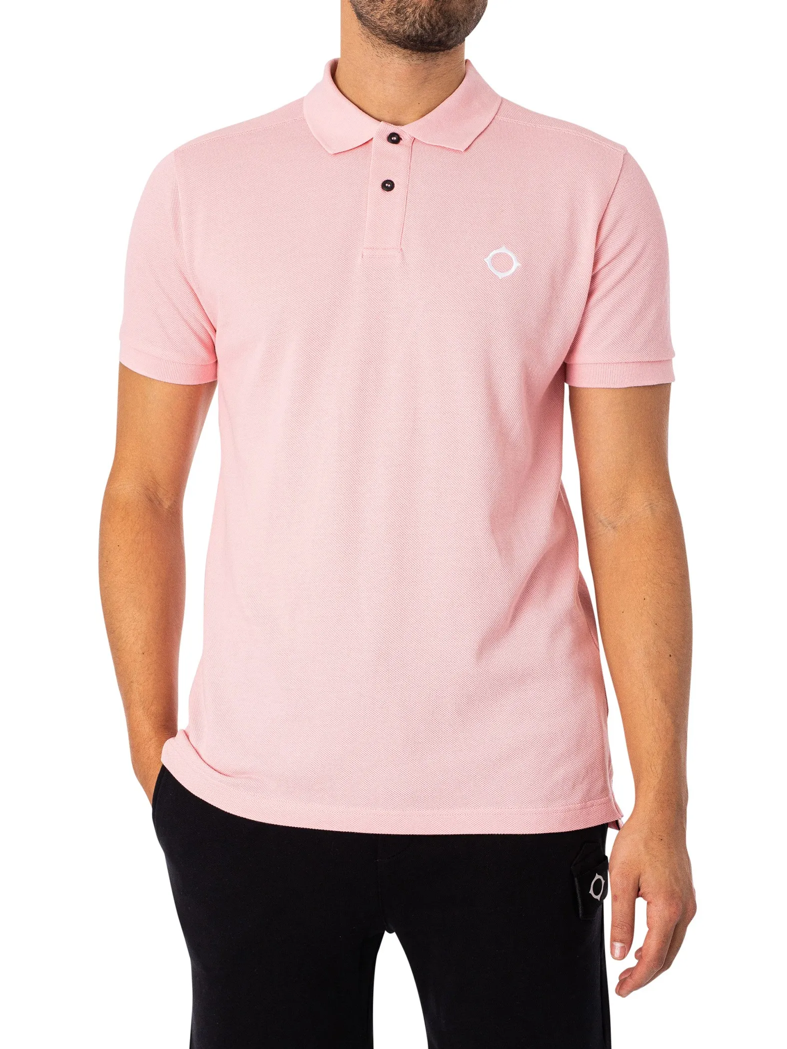 MA.STRUM Pique Polo Shirt - Candy