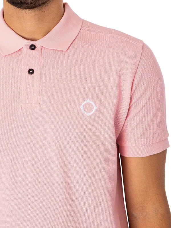 MA.STRUM Pique Polo Shirt - Candy