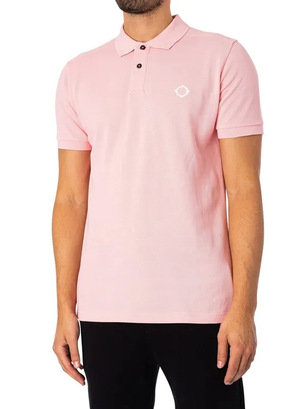 MA.STRUM Pique Polo Shirt - Candy