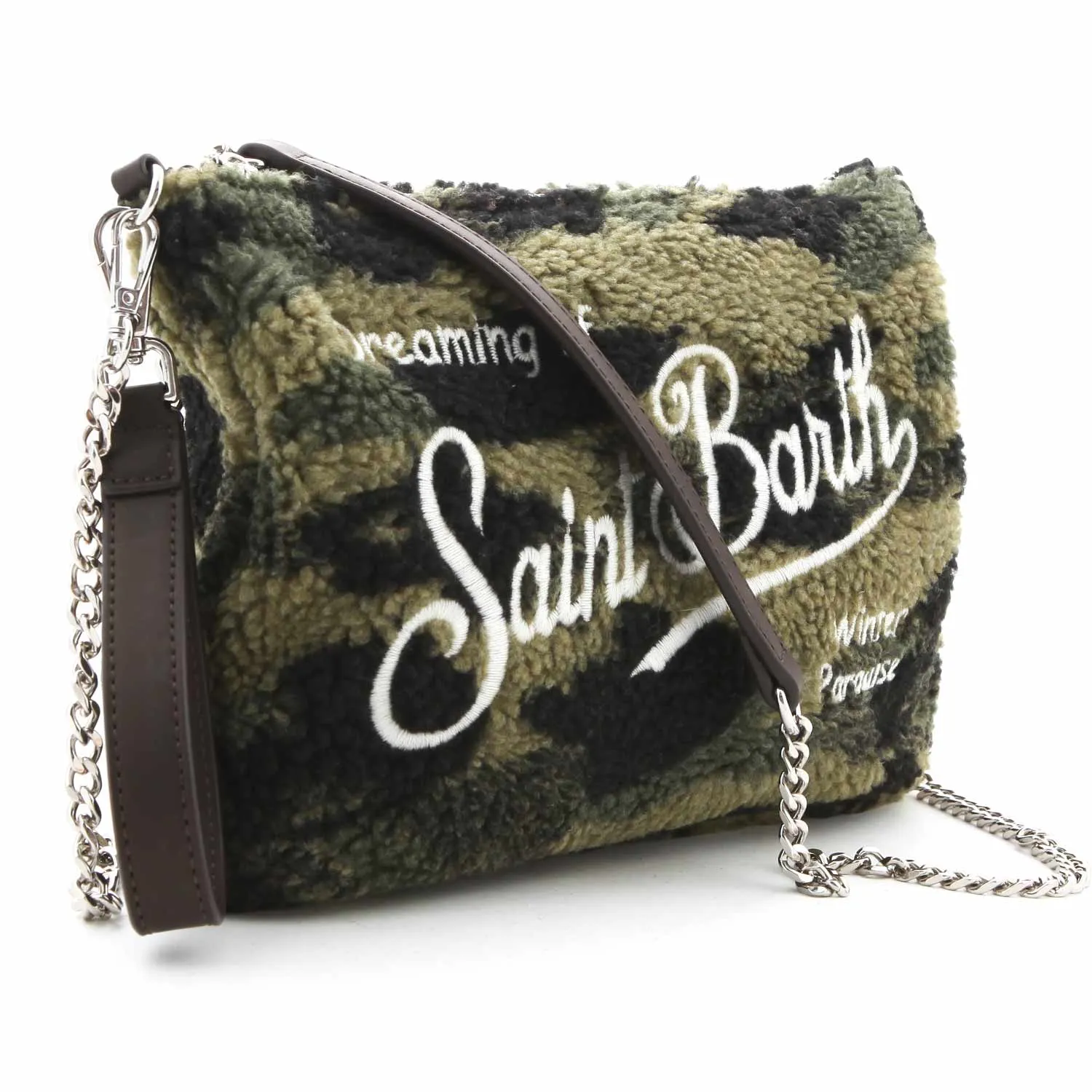 Mc2 Saint Barth Camouflage Shoulder Bag For Girl