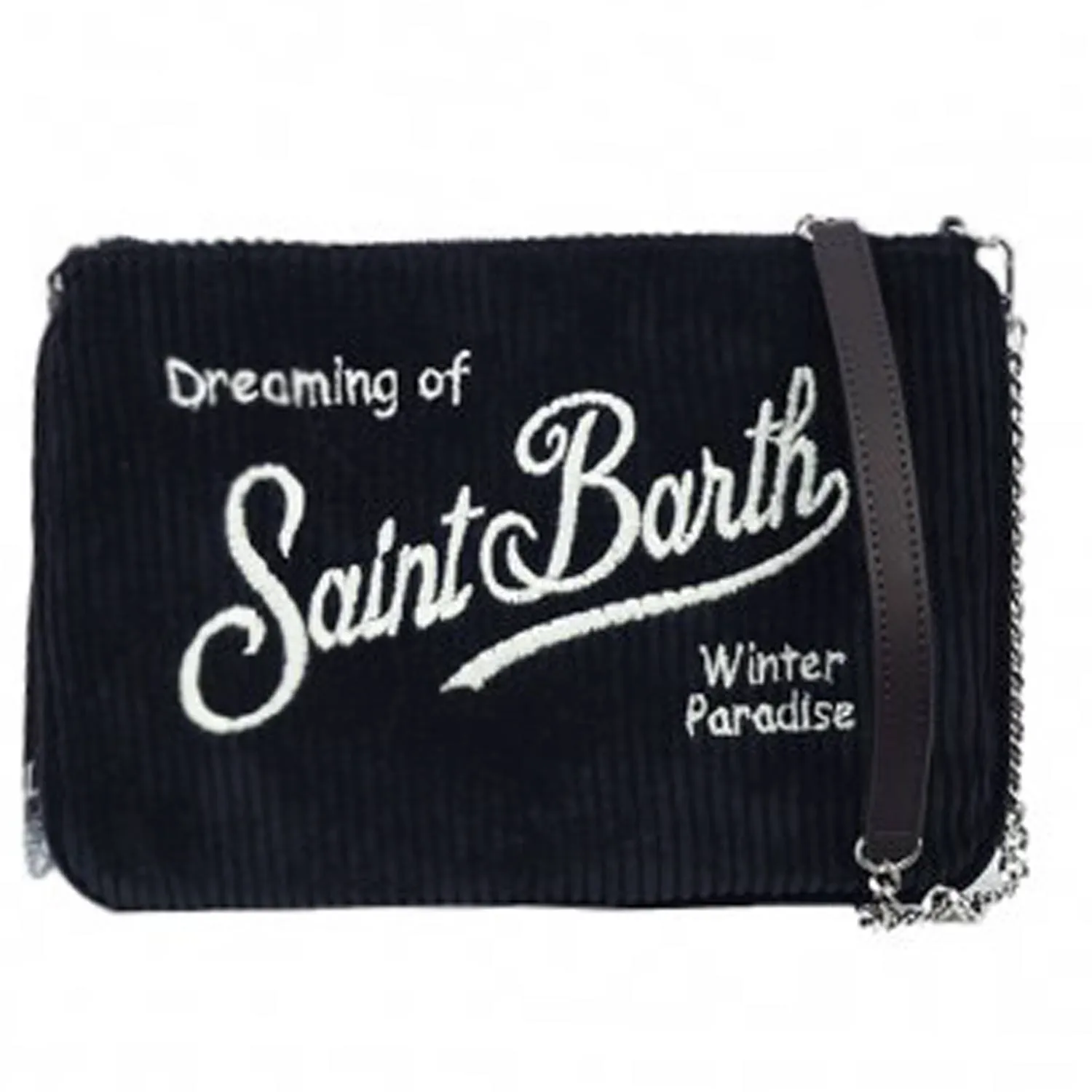 Mc2 Saint Barth Girl Black Shoulder Bag 01