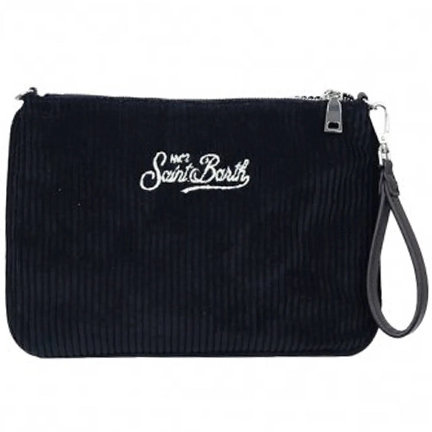 Mc2 Saint Barth Girl Black Shoulder Bag 01