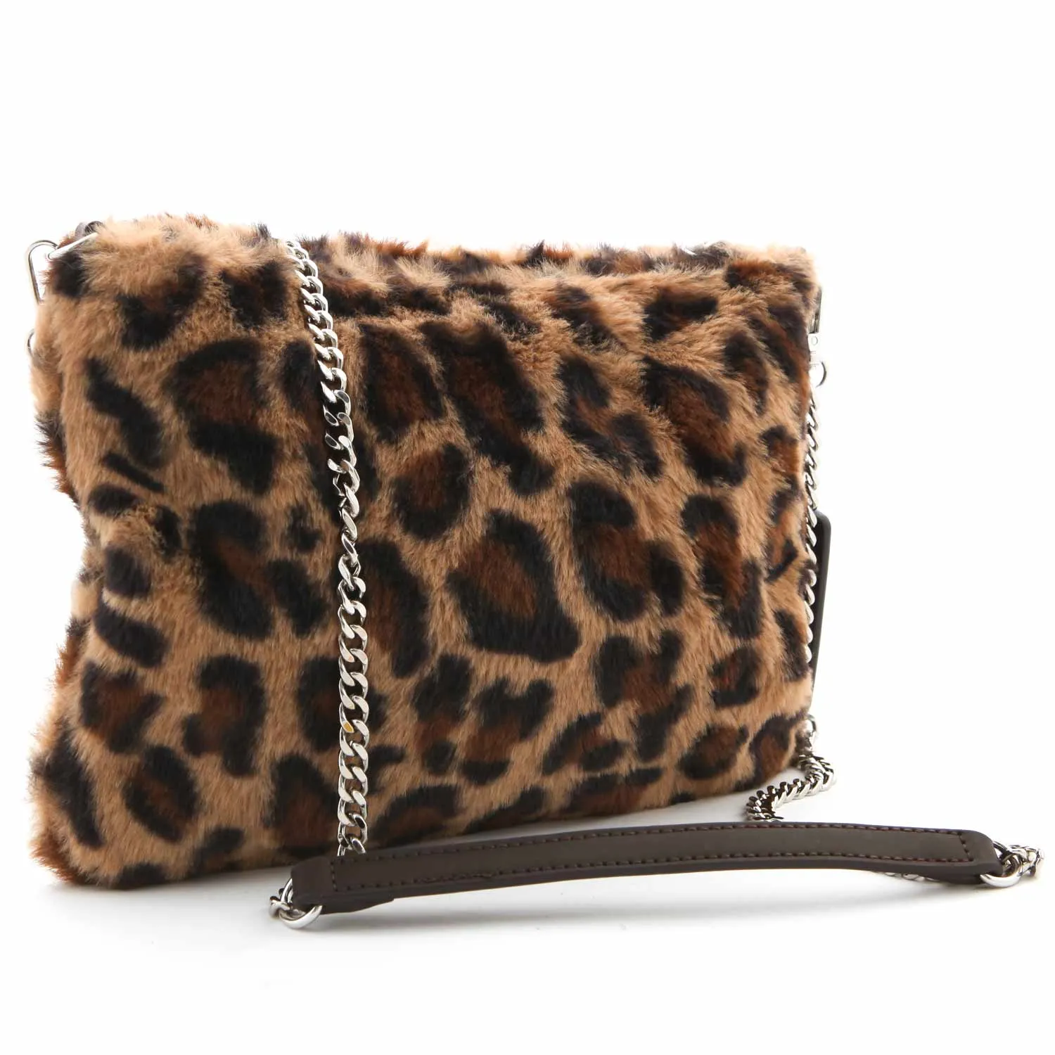 Mc2 Saint Barth Girl Leopard Print Shoulder Bag