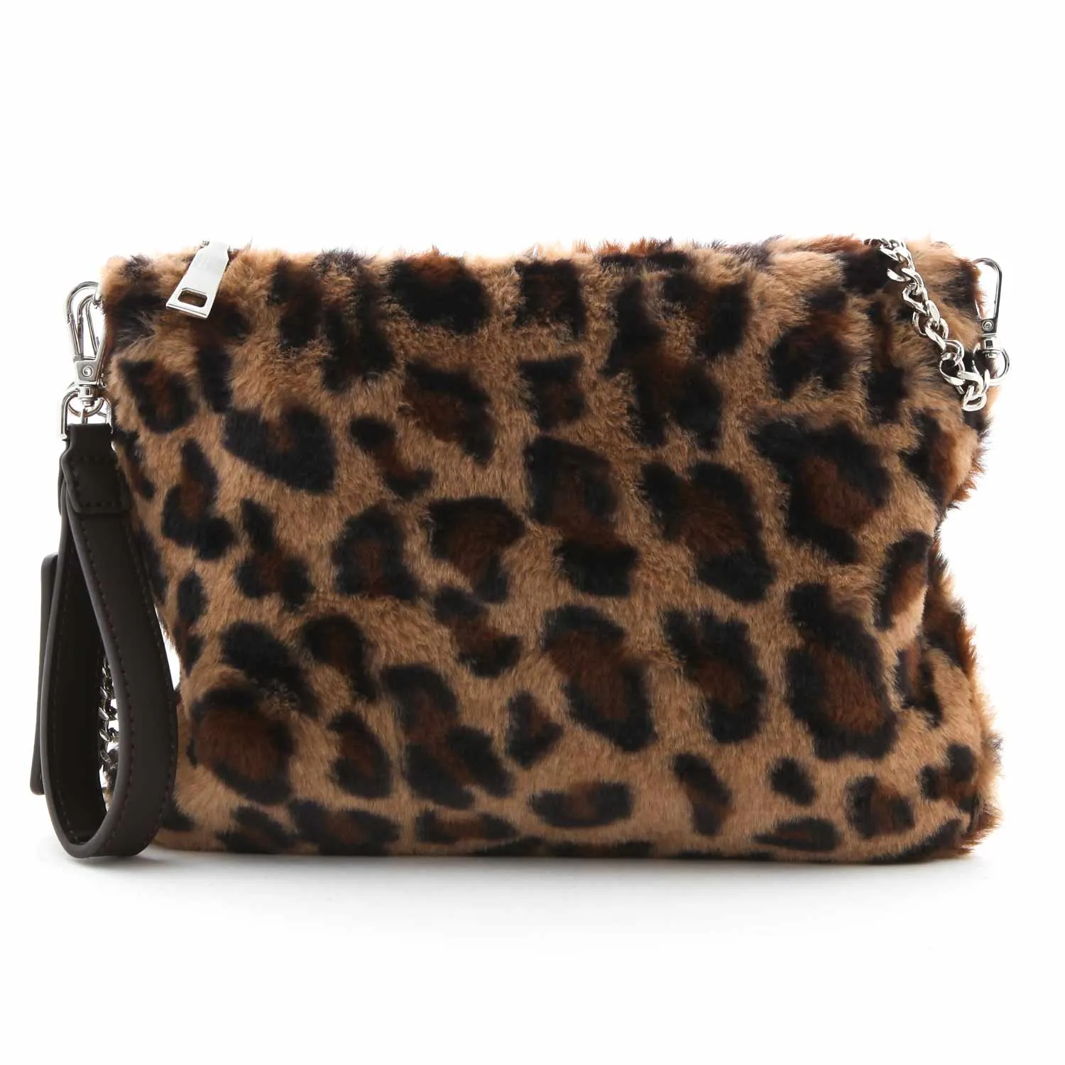 Mc2 Saint Barth Girl Leopard Print Shoulder Bag