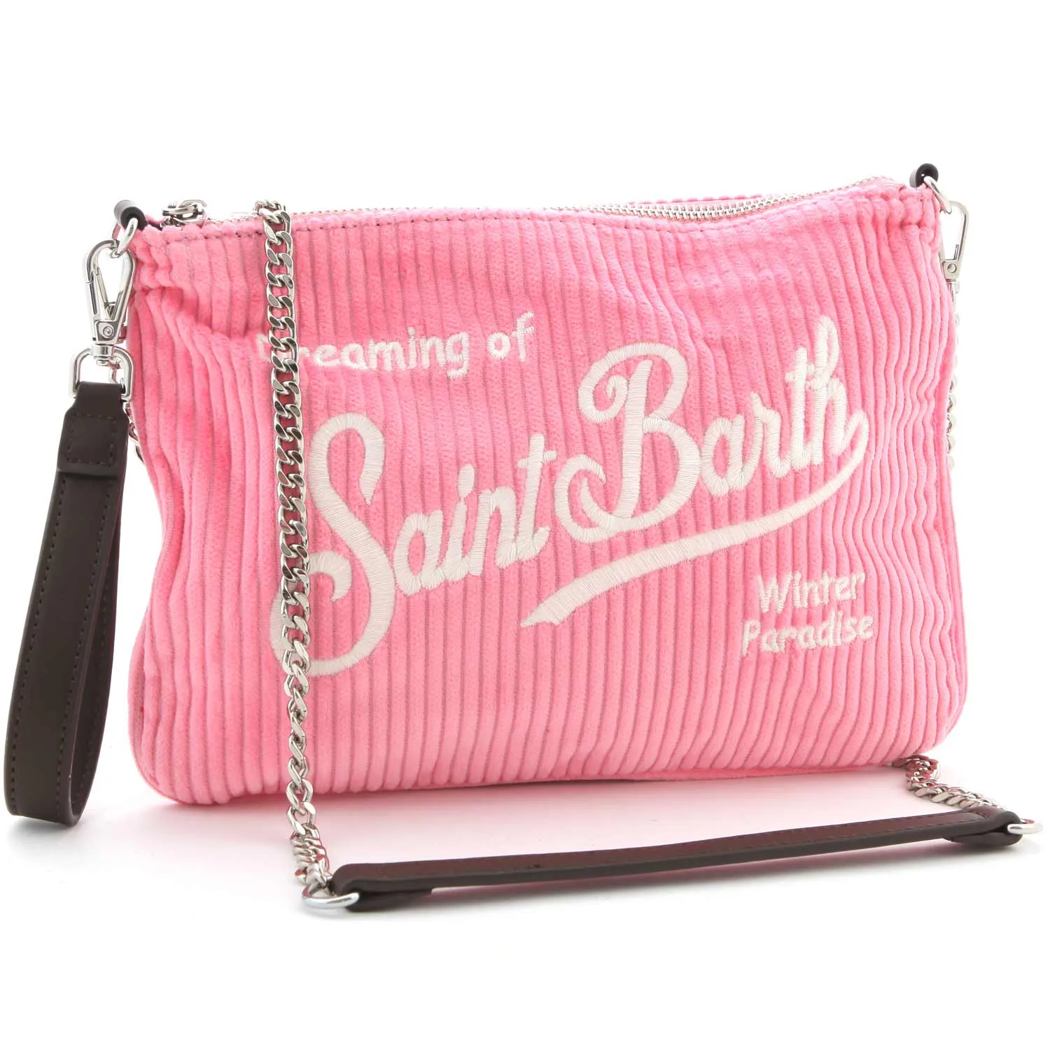 Mc2 Saint Barth Pink Shoulder Bag For Girl