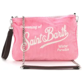 Mc2 Saint Barth Pink Shoulder Bag For Girl