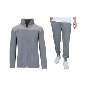 Men's 2-Piece Polar Fleece Jacket  & Jogger Set