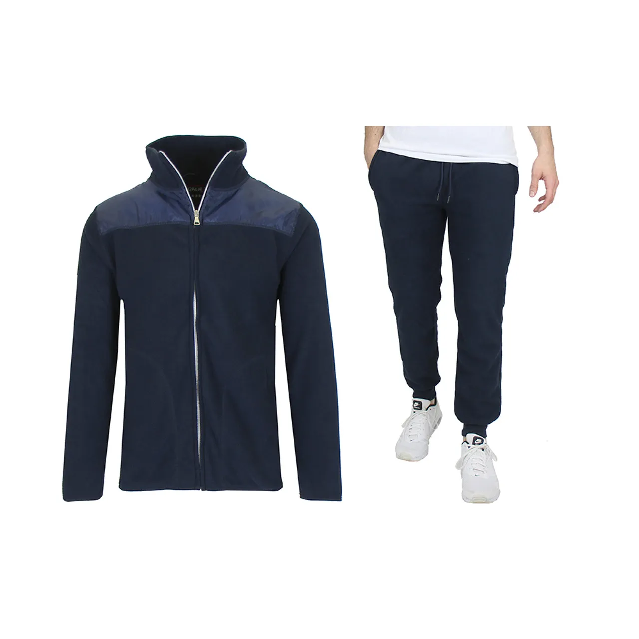 Men's 2-Piece Polar Fleece Jacket  & Jogger Set