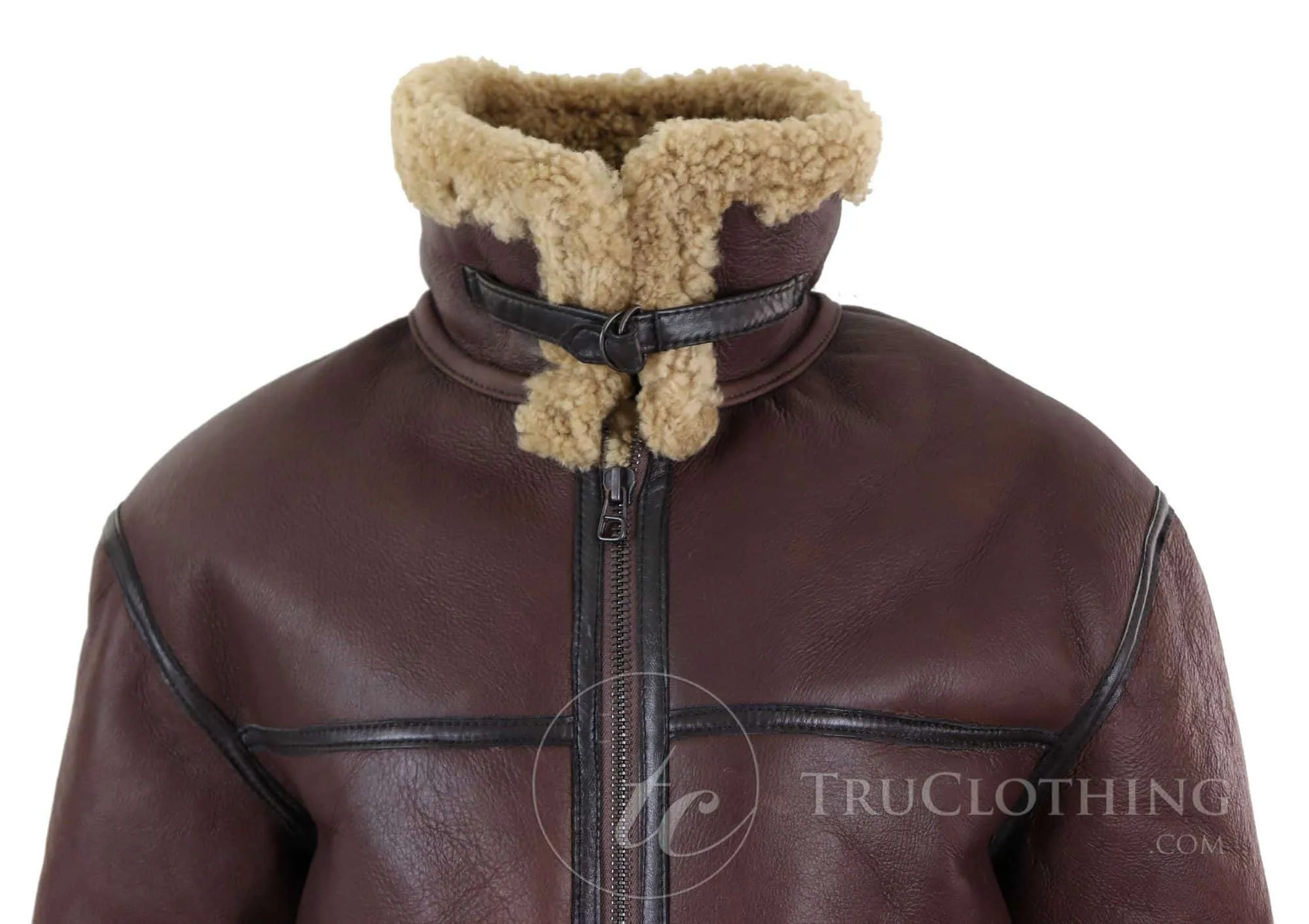 Men's Shearling Sheepskin Flying Jacket