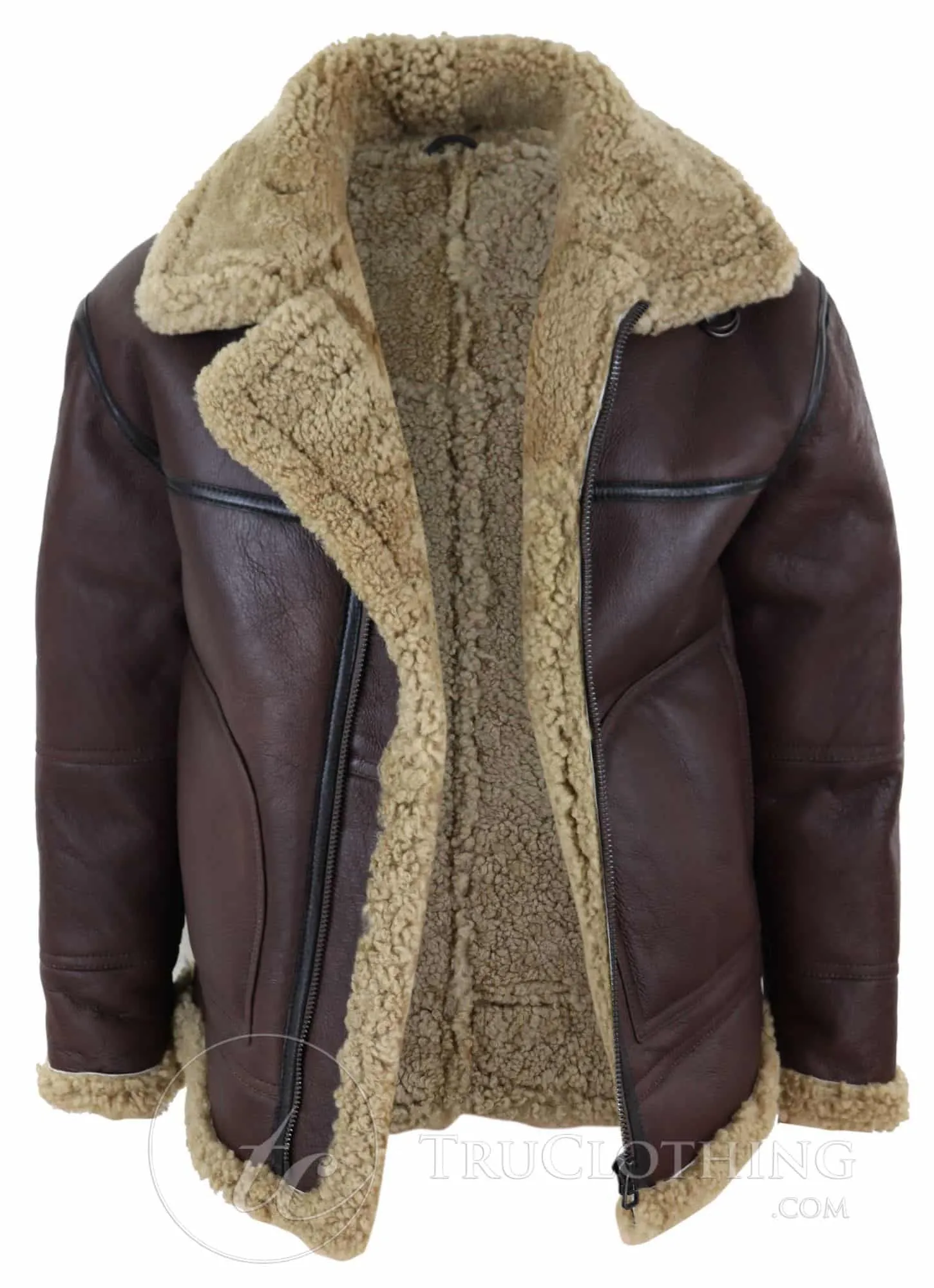 Men's Shearling Sheepskin Flying Jacket