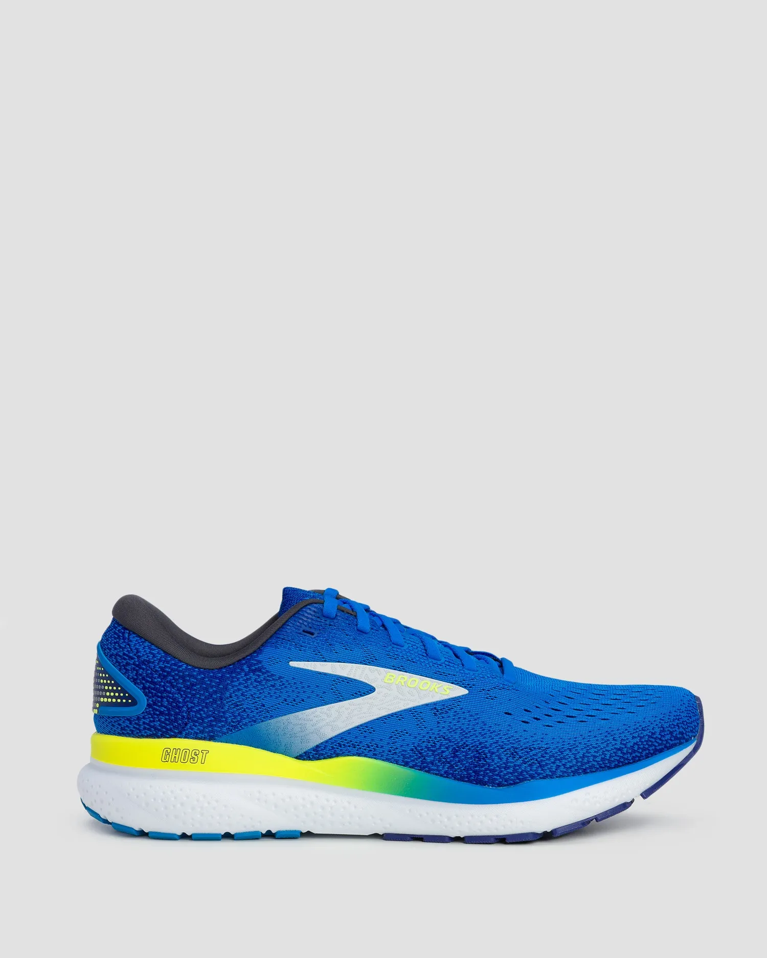 Men's trainers Brooks Ghost 16 1104181-electric-blue-navy-lemon