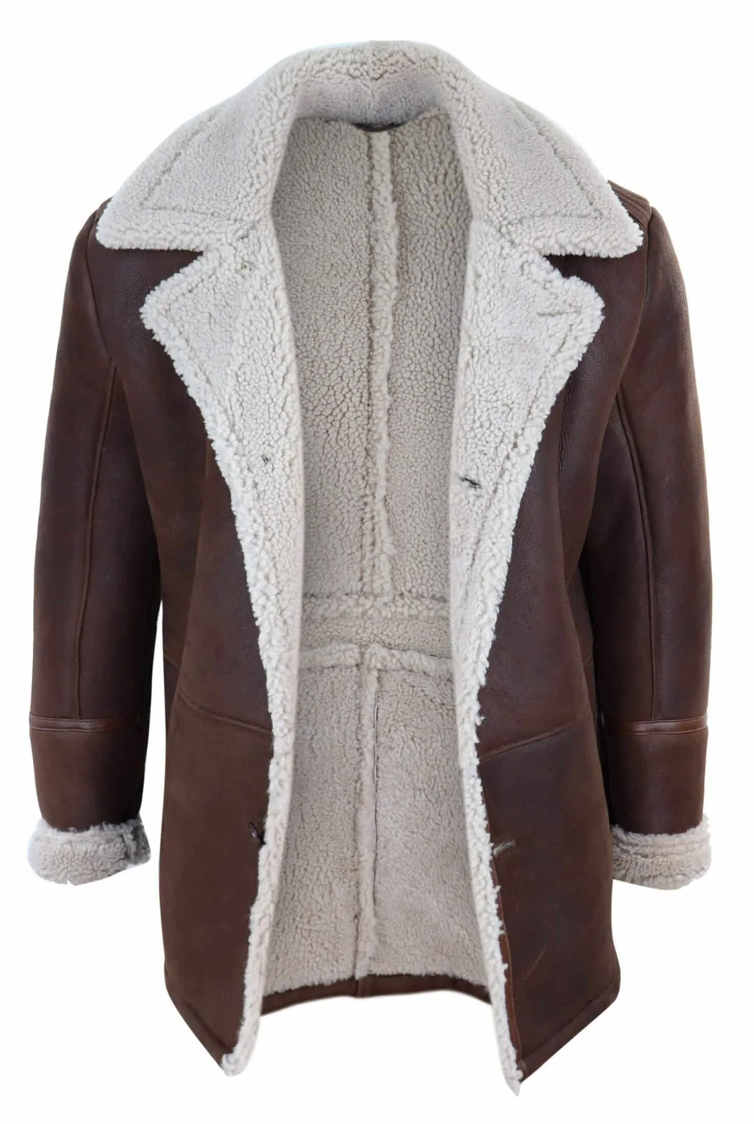 Mens Brown Sheepskin Jacket